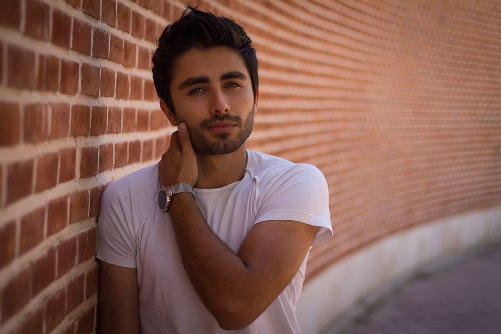 A man with short, even stubble