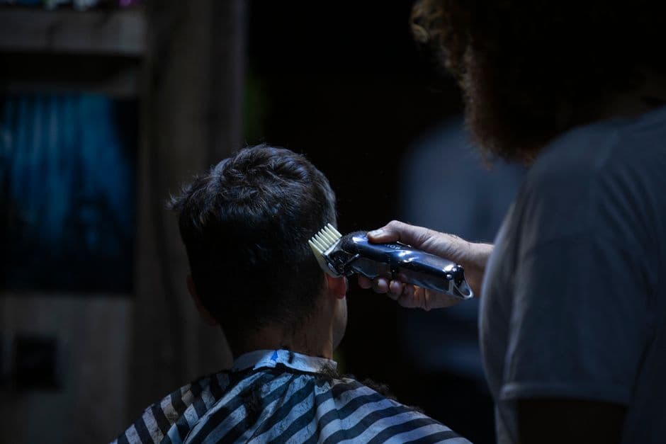 Two electric shavers side by side